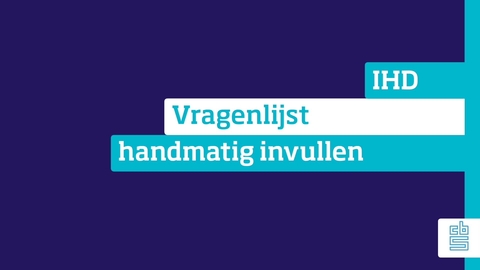 Vragenlijst handmatig invullen