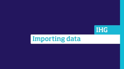 Importing data into questionnaire on International Trade