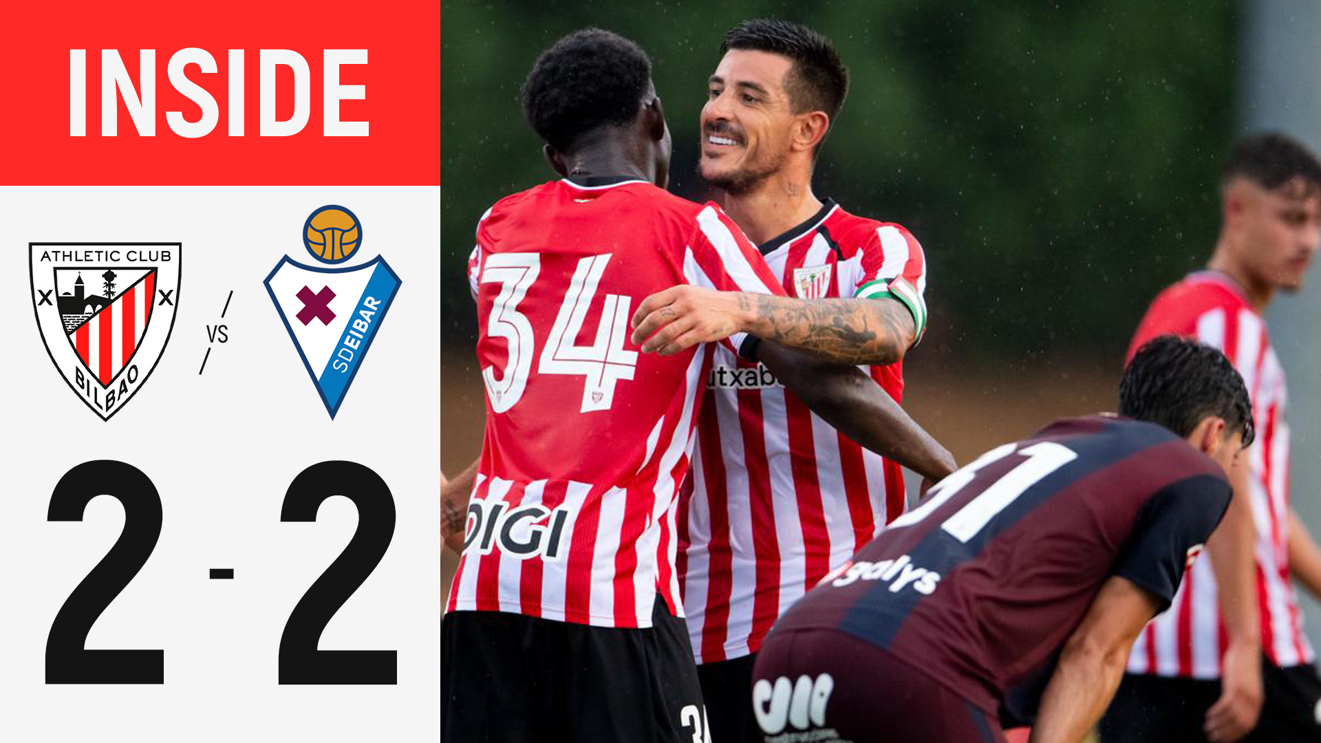 Imagen de portada del video INSIDE I Athletic Club 2-2 SD Eibar I Pretemporada 2026/27