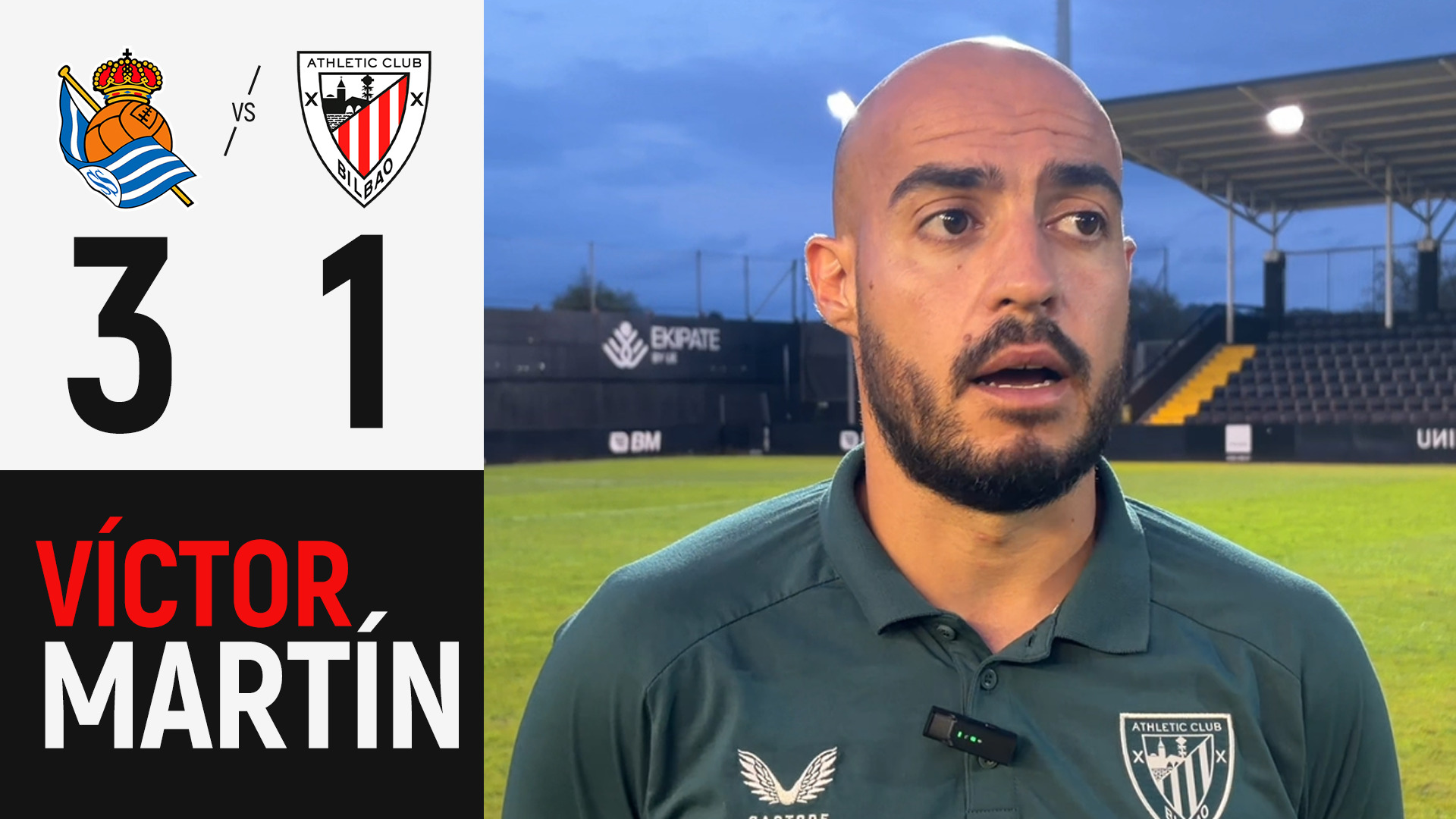Imagen de portada del video Víctor Martín & Marina Artero | Real Sociedad 3-1 Athletic Club
