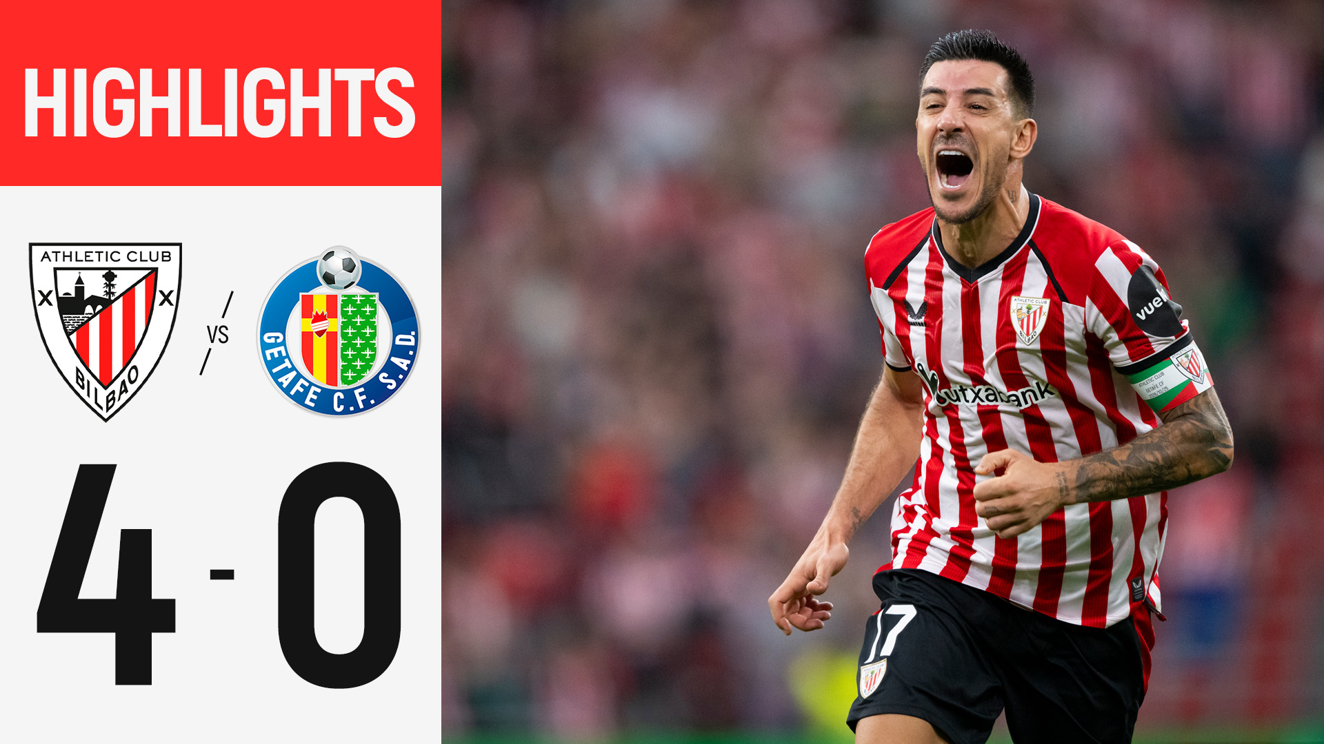 Imagen de portada del video Highlights | Athletic Club 4-0 Getafe CF | LaLiga 2026/27 J10