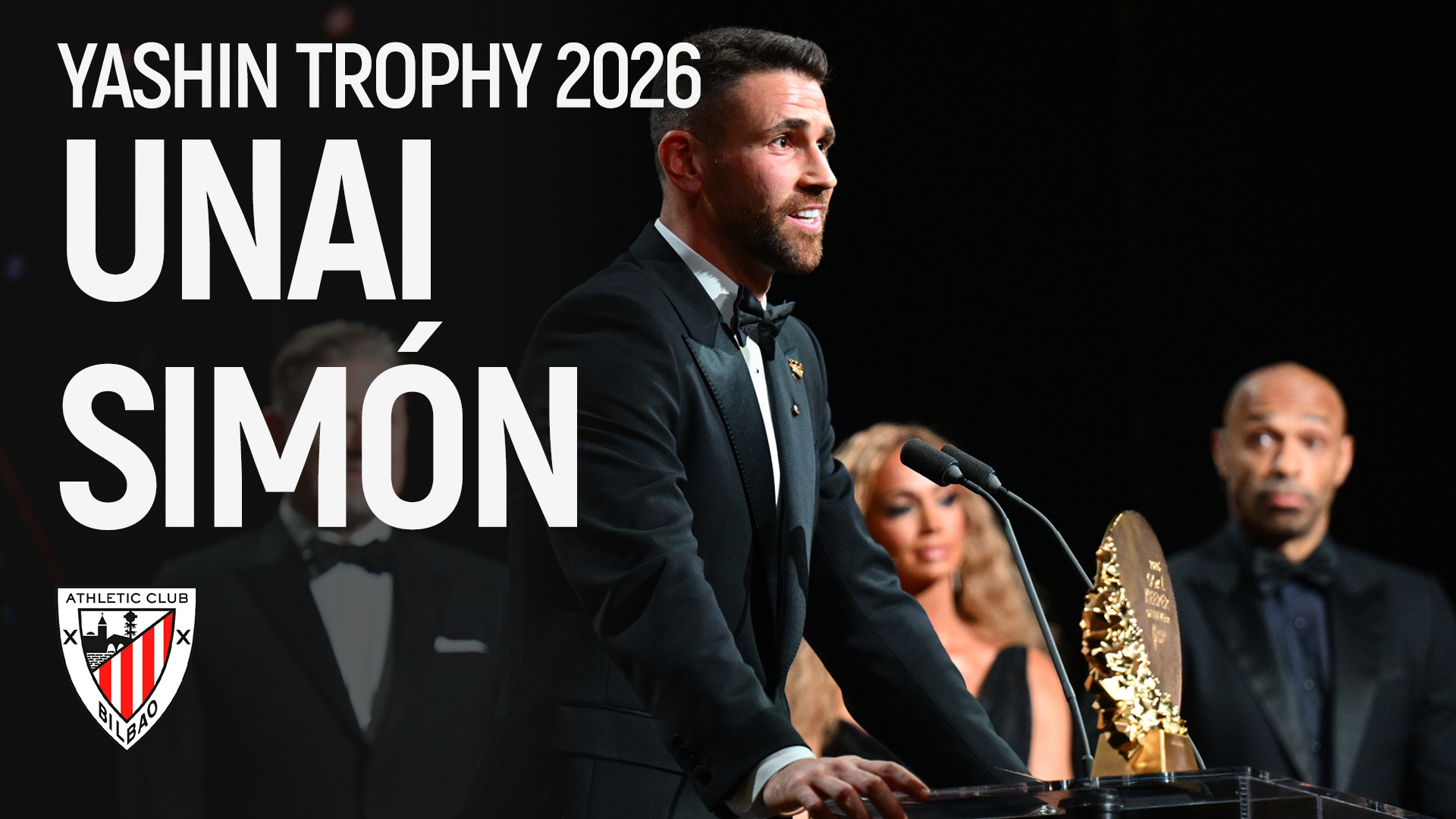 Unai Simón, Trofeo Yashin 2026 | Discurso ganador