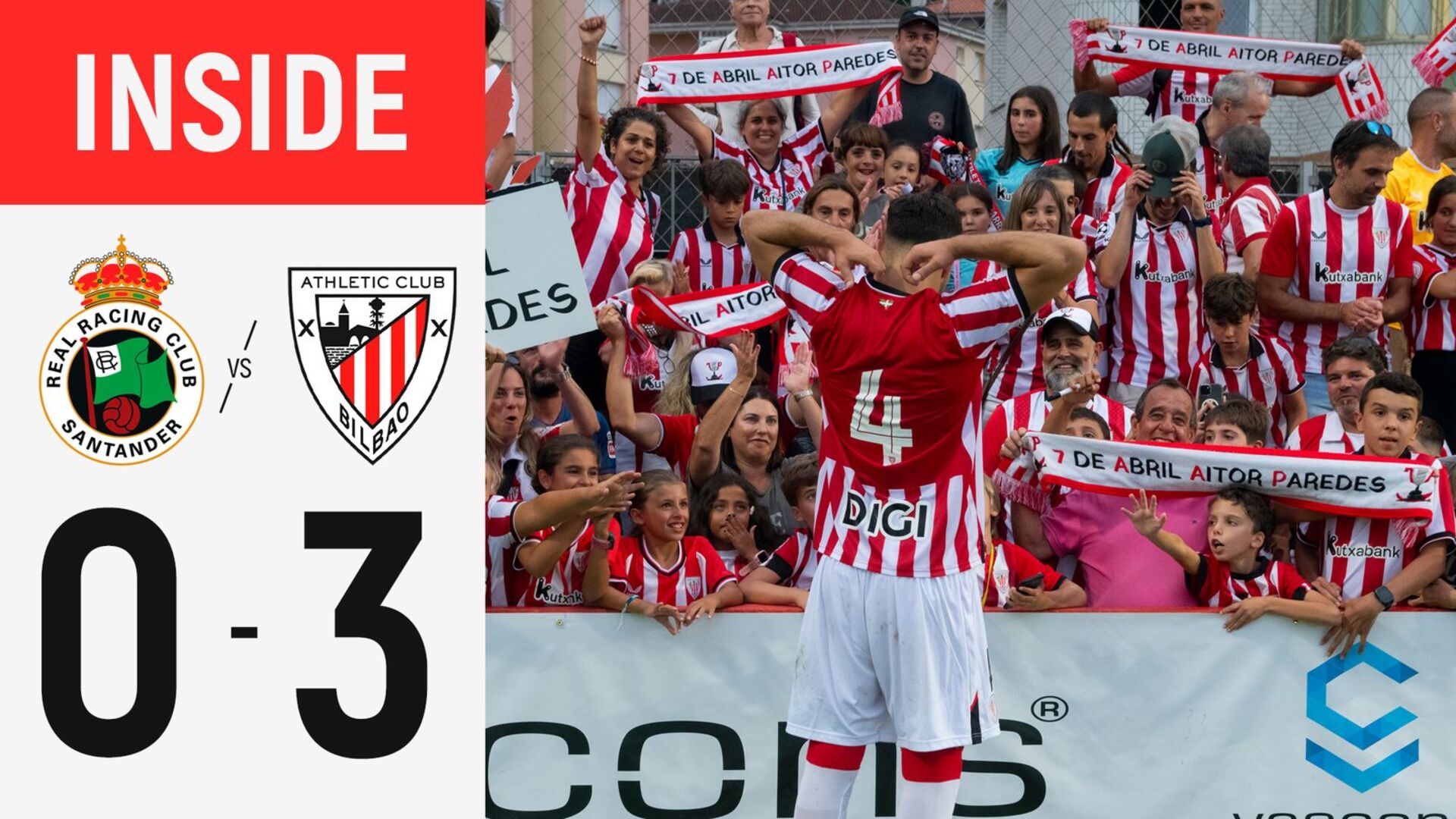 INSIDE I Real Racing Club 0-3 Athletic Club I Pretemporada 2026/27