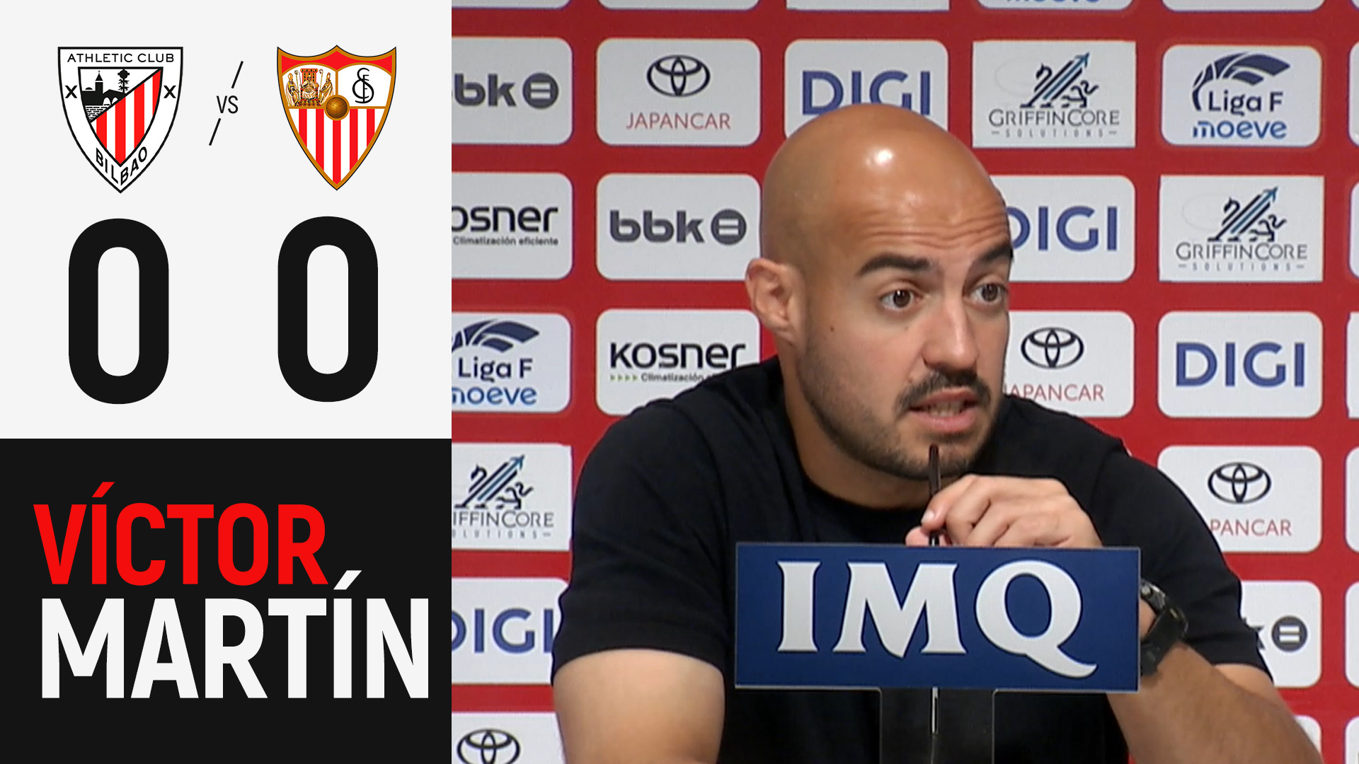 Imagen de portada del video Víctor Martín | Athletic Club 0-0 Sevilla FC | Liga F 2026/27 J8