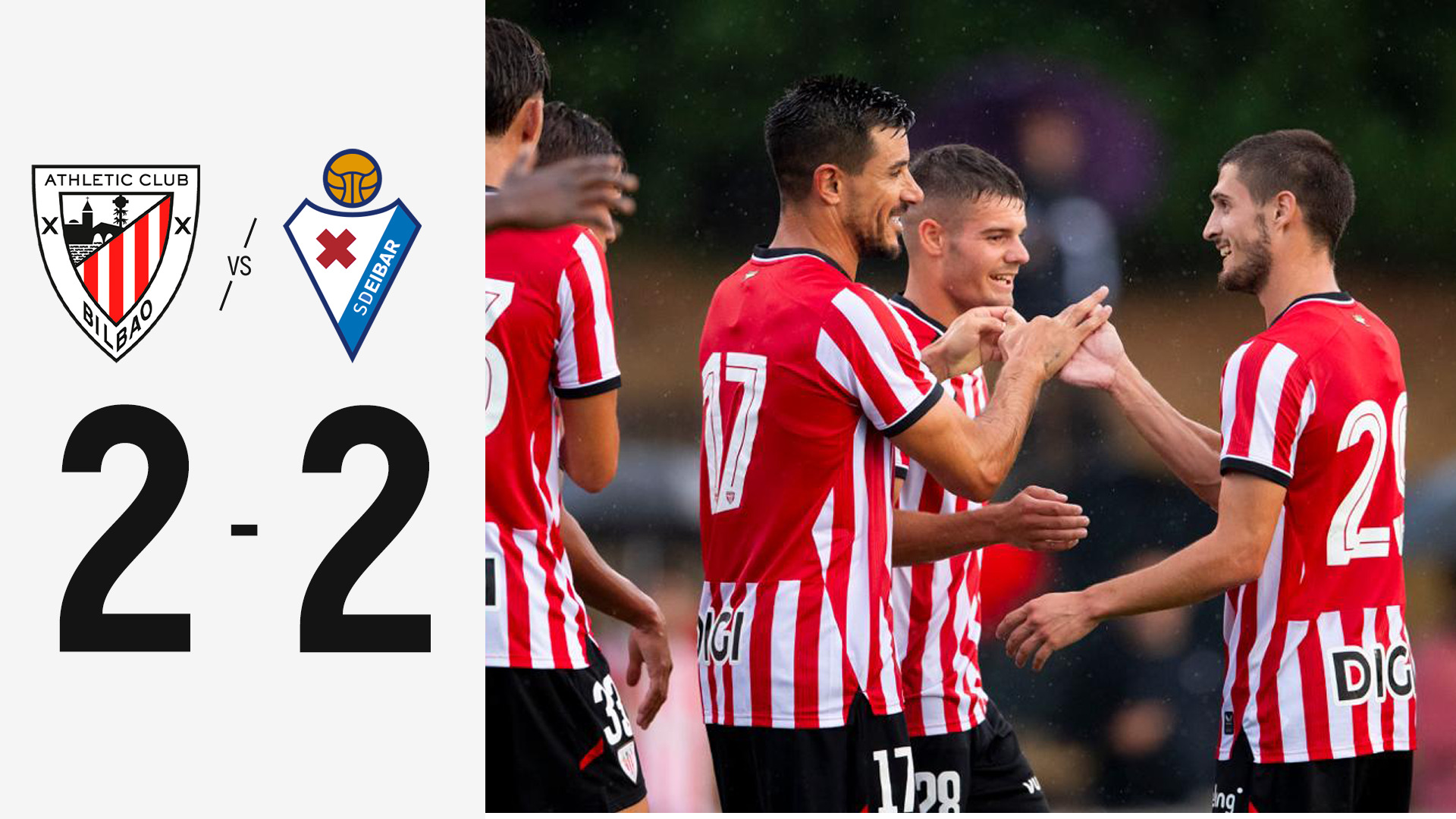 Imagen de portada del video Athletic Club 2 – 2 SD Eibar I Pretemporada 2026/27