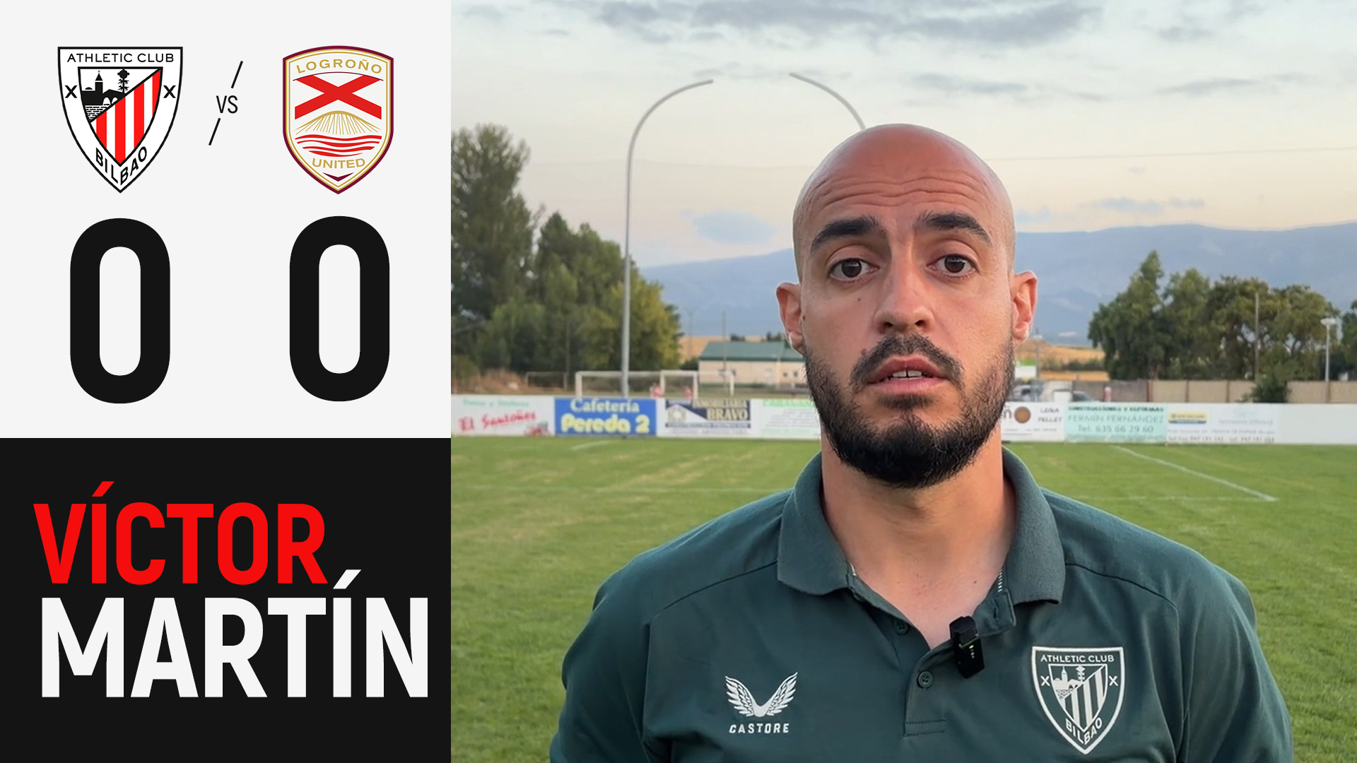 Imagen de portada del video Víctor Martín | Athletic Club 0-0 Logroño United