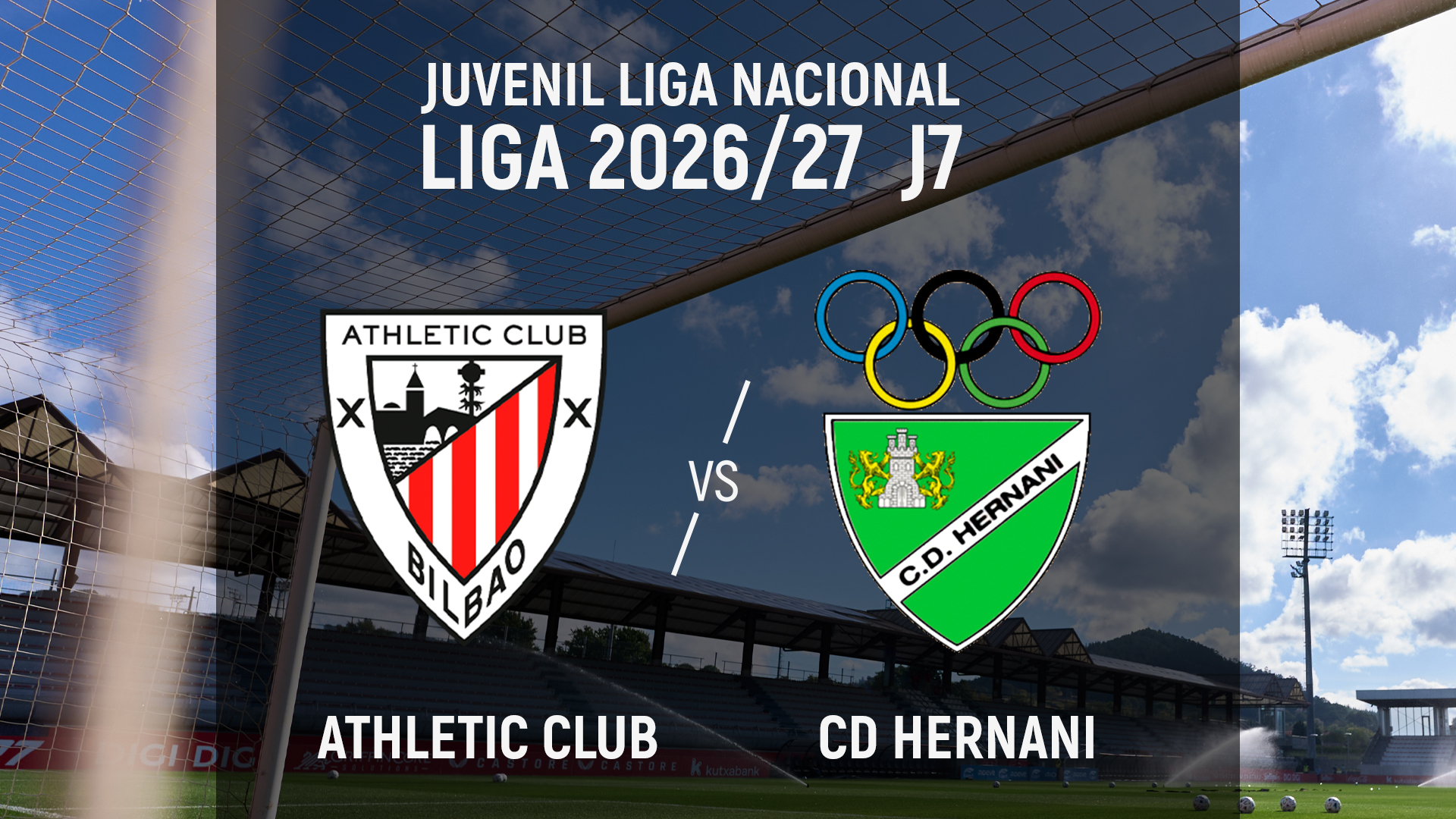 Imagen de portada del video Athletic Club-CD Hernani I Juvenil Liga Nacional 2026/27 J7
