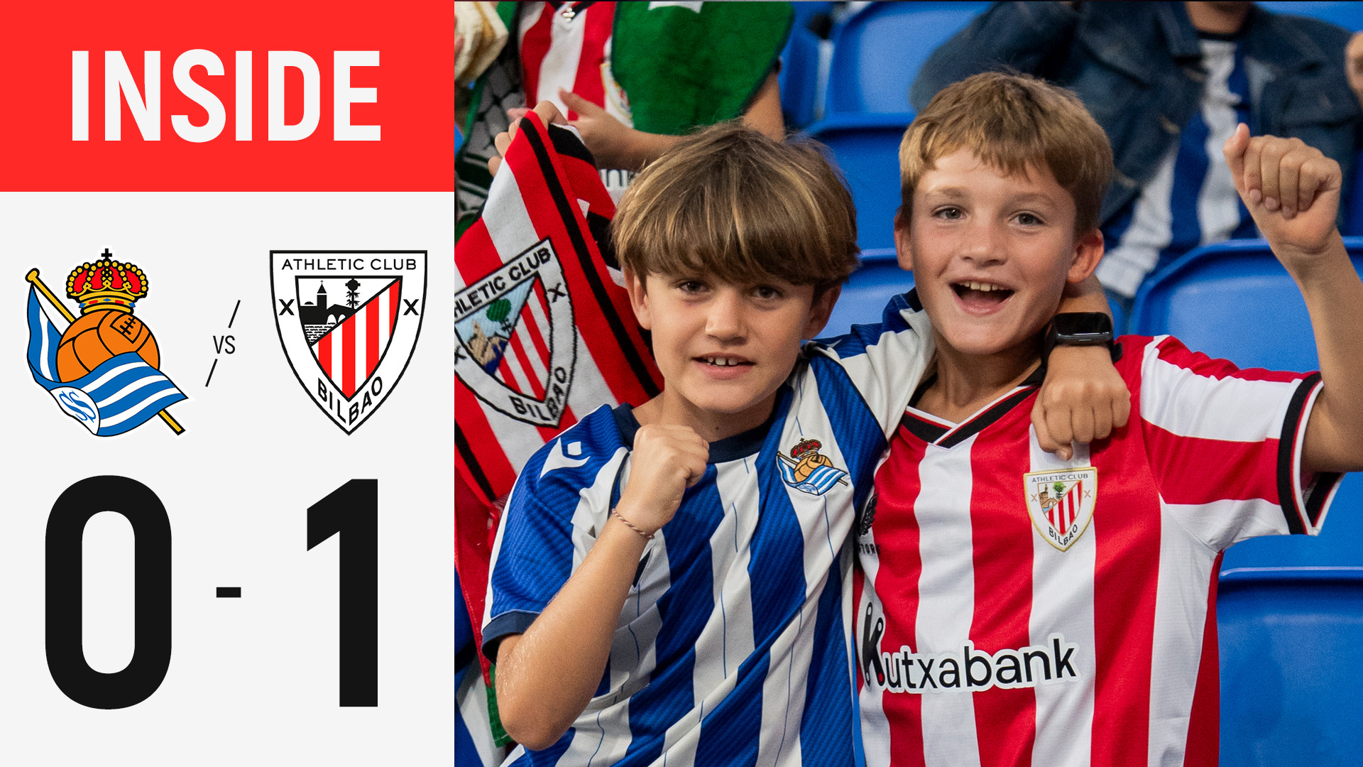 Imagen de portada del video INSIDE I Real Sociedad 0-1 Athletic Club I EH Txapela Final 2026/27