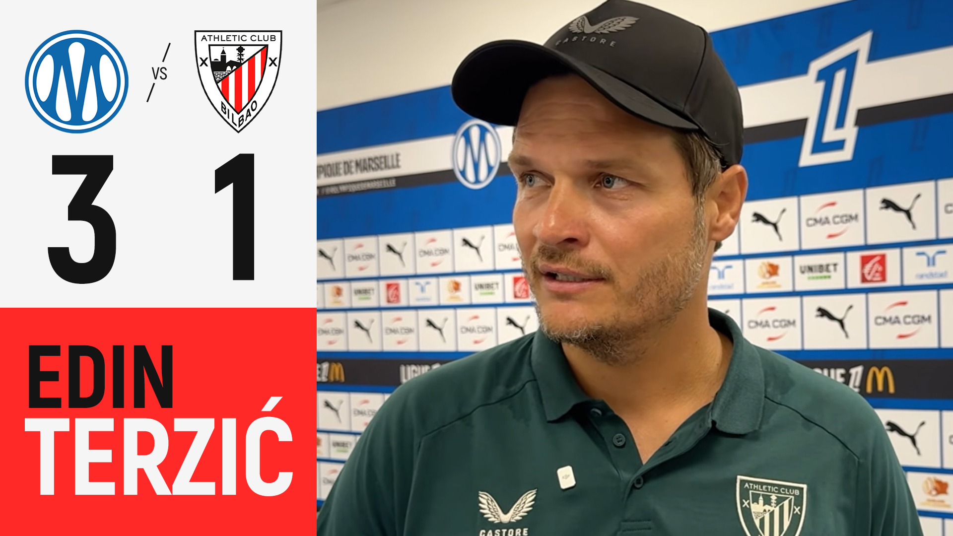 Imagen de portada del video Edin Terzić & Hugo Rincón | Olympique Marseille 3-1 Athletic Club