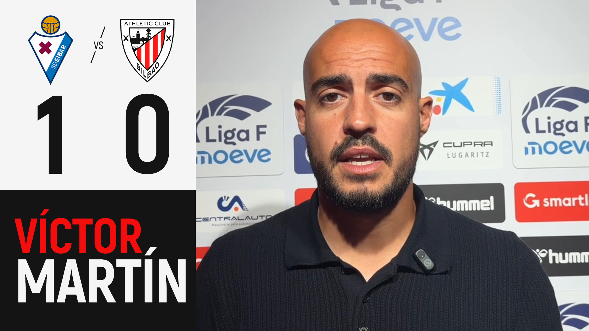  Víctor Martín | SD Eibar 1-0 Athletic Club | Liga F 2026/27 J4