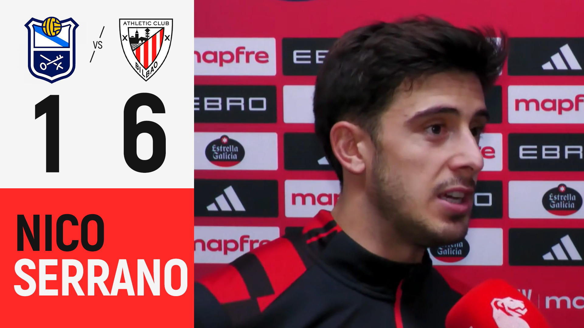 Imagen de portada del video Nico Serrano & Vizcay | AE Prat 1-6 Athletic Club | Copa 2026/27 Primera Eliminatoria