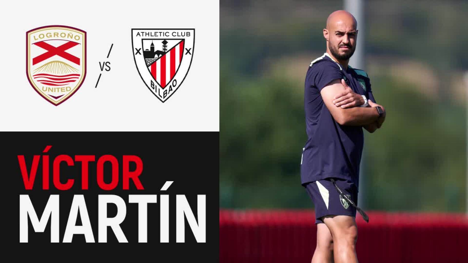 Imagen de portada del video Rueda de prensa de Victor Martín vs Logroño United