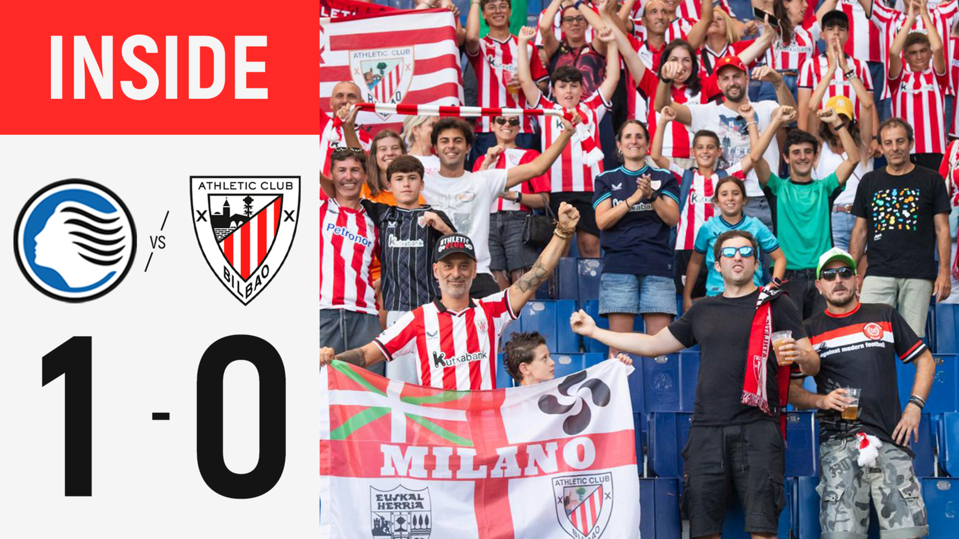 Imagen de portada del video INSIDE I Atalanta BC 1-0 Athletic Club I Pretemporada 2026/27