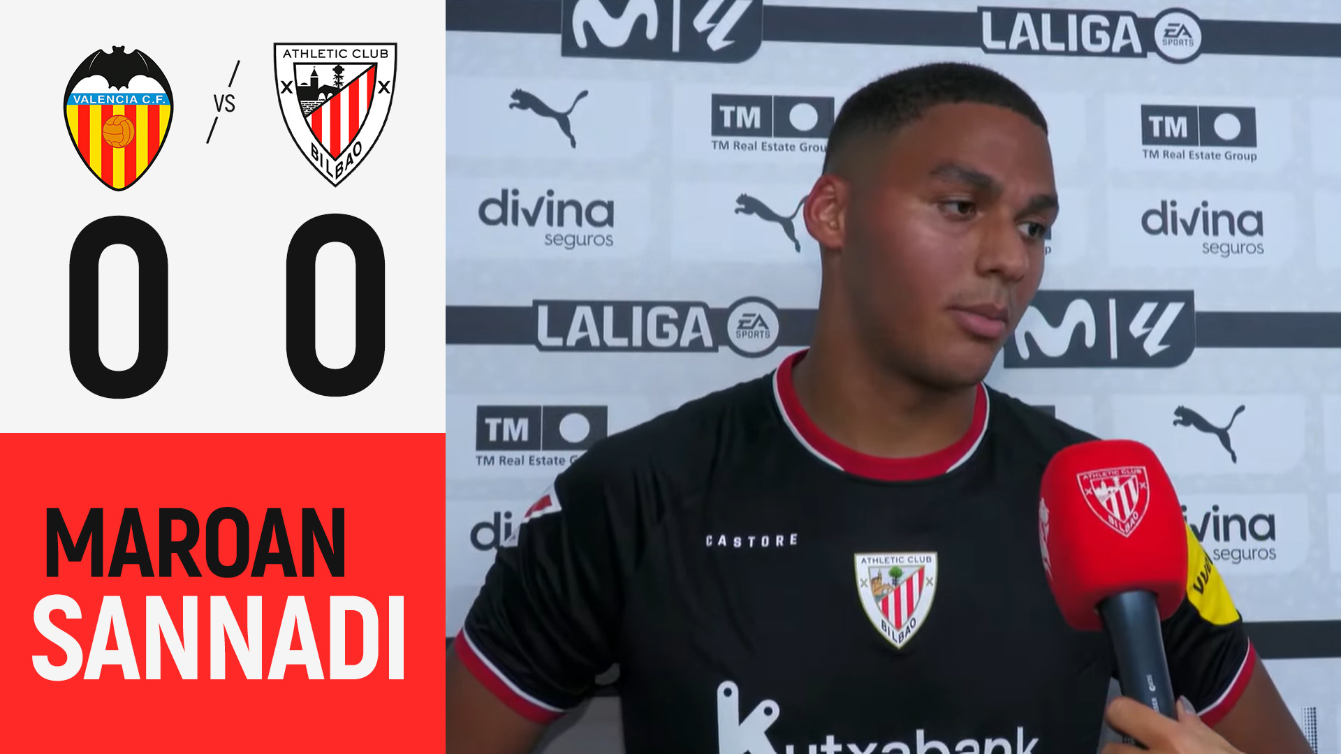 Imagen de portada del video Maroan Sannadi & Hugo Rincón | Valencia CF 0-0 Athletic Club | LaLiga 2026/27 J9