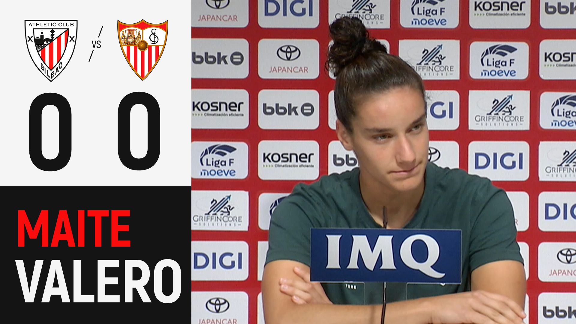Imagen de portada del video Maite Valero | Athletic Club 0-0 Sevilla FC | Liga F 2026/27 J8
