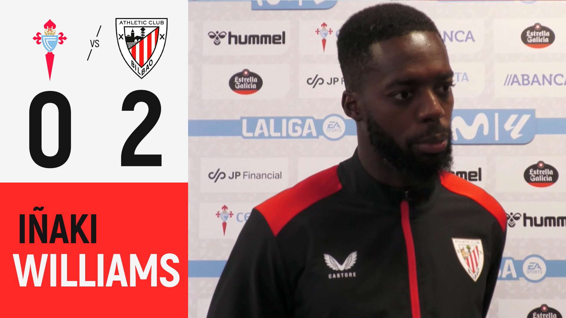 Imagen de portada del video Iñaki Williams & Unai Simón | RC Celta 0- 2 Athletic Club | LaLiga 2026/27 J3