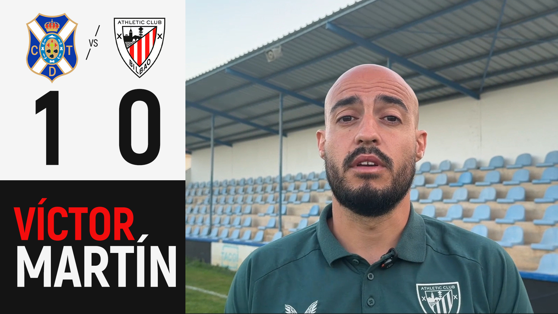 Imagen de portada del video Victor Martín | Costa Adeje Tenerife 1-0 Athletic Club