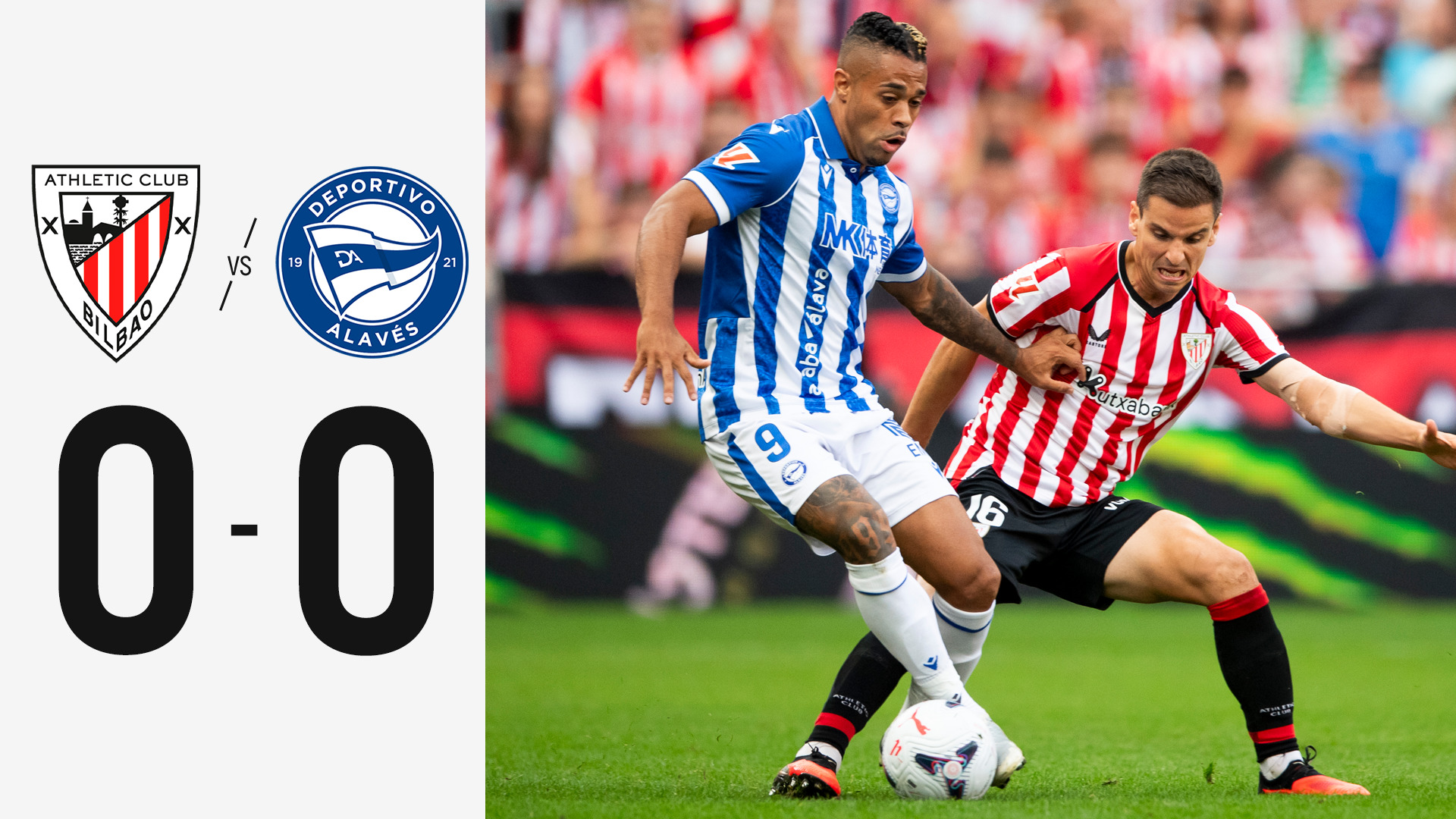 Imagen de portada del video Partida osorik. Athletic Club 0-0 Deportivo Alaves | 7. J LaLiga 26/27