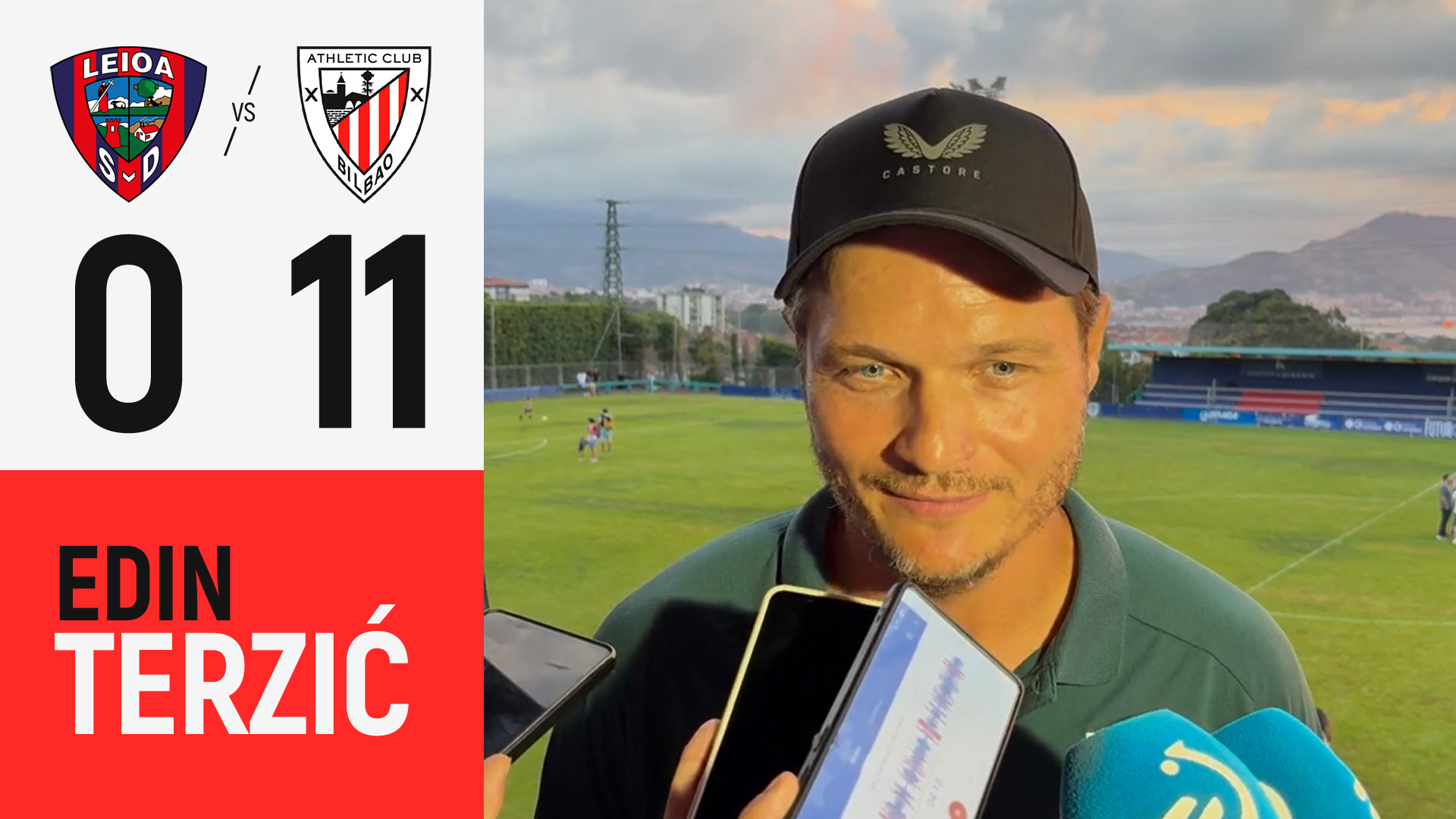 Imagen de portada del video Edin Terzić I SD Leioa 0-11 Athletic Club I Lagunartekoa