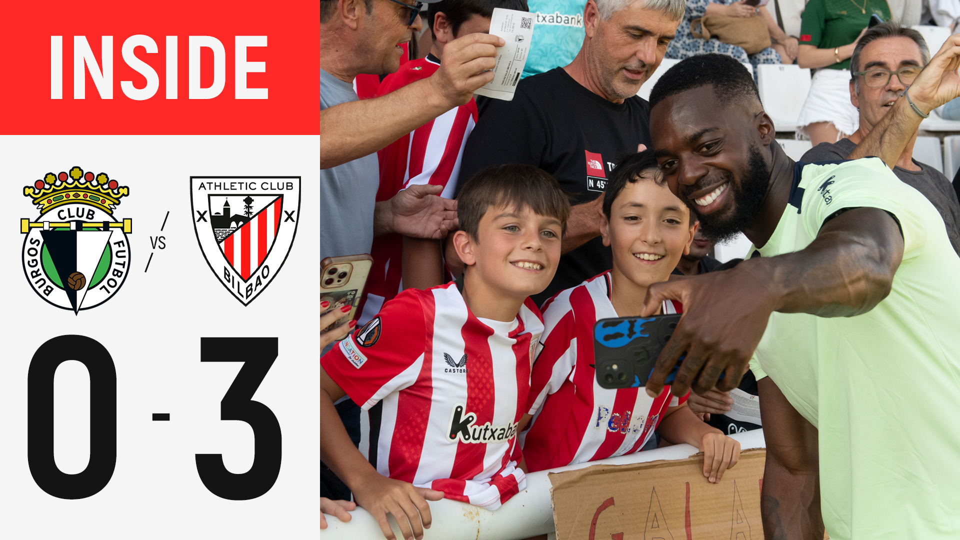 Imagen de portada del video INSIDE I Burgos CF 0-3 Athletic Club I Pretemporada 2026/27