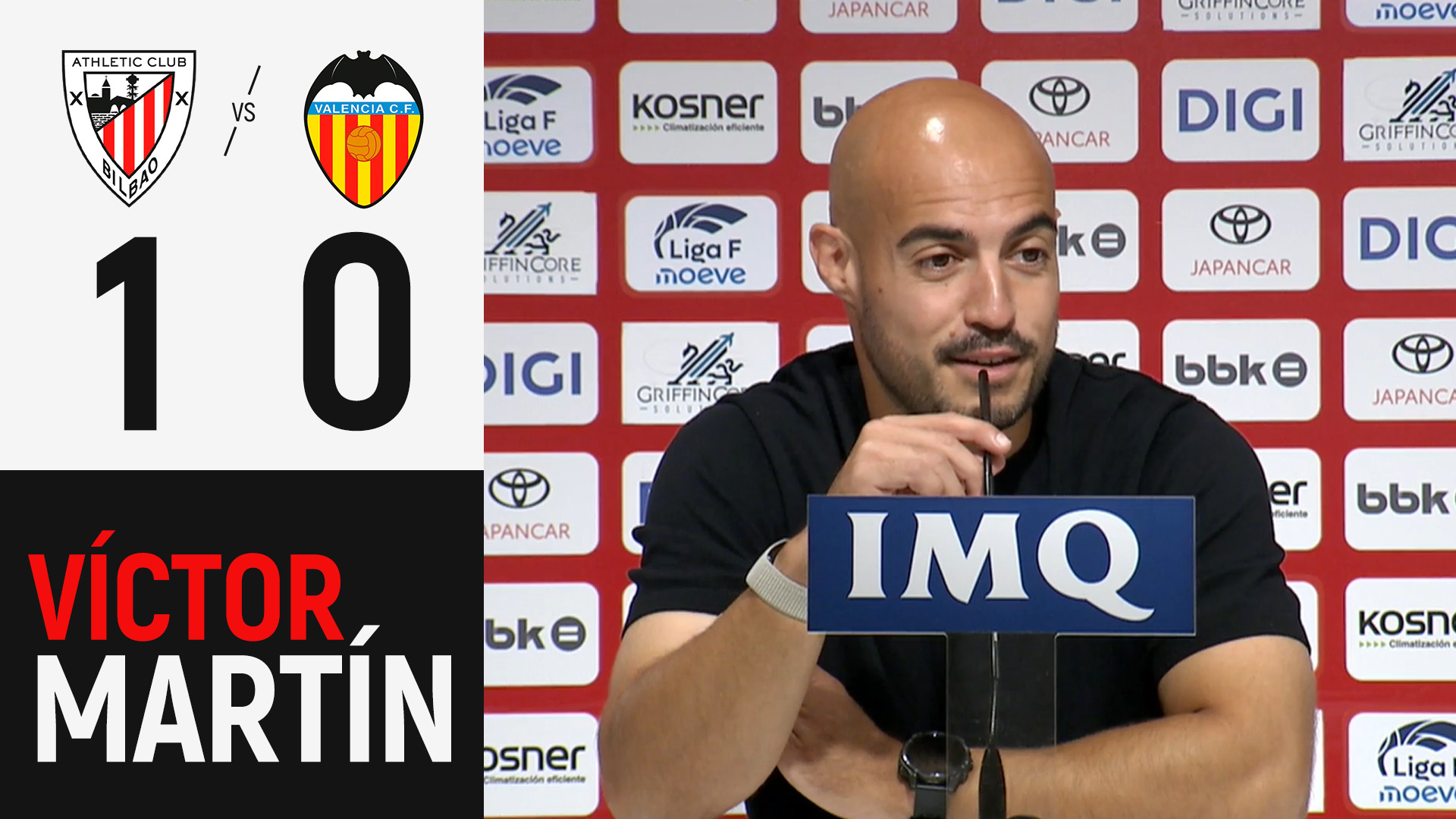 Imagen de portada del video Víctor Martín | Athletic Club 1-0 Valencia CF | Liga F 2026/27 J7