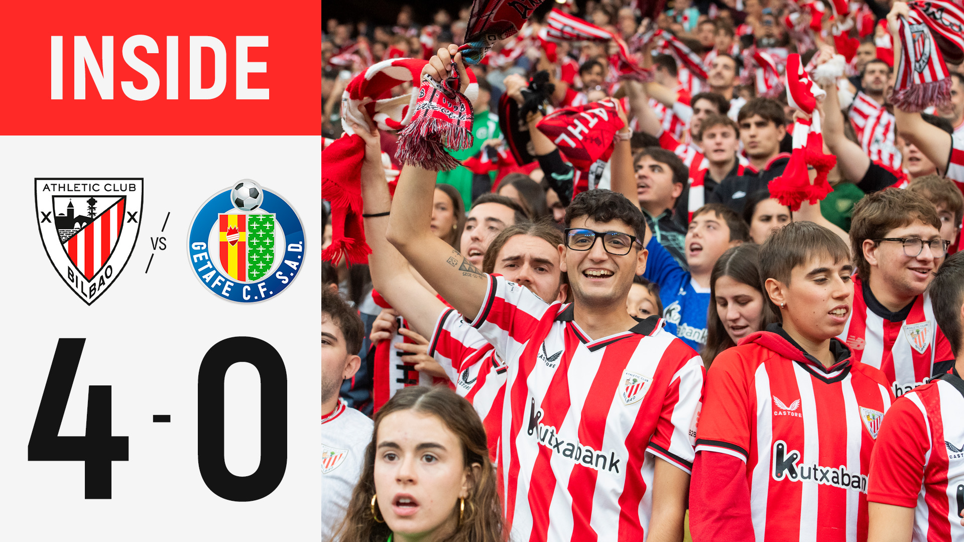 INSIDE I Athletic Club 4-0 Getafe CF I LaLiga 2026/27 J10