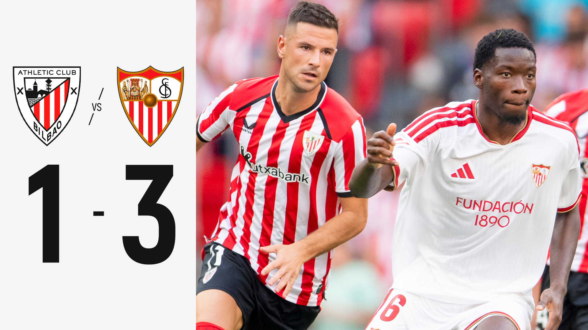 Partido completo. Athletic Club 1-3 Sevilla FC | J2 LaLiga 26/27