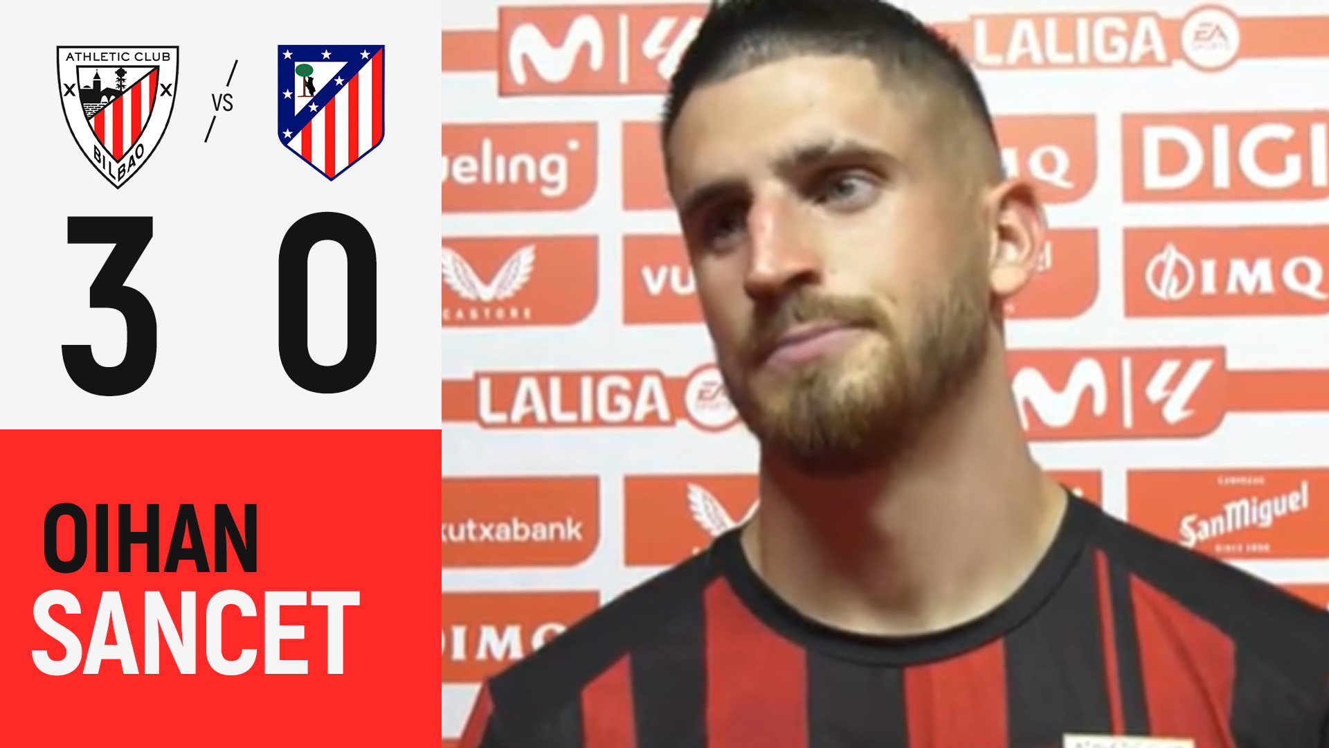 Imagen de portada del video Oihan Sancet | Athletic Club 3-0 Atlético de Madrid | LaLiga 2026/27 J4