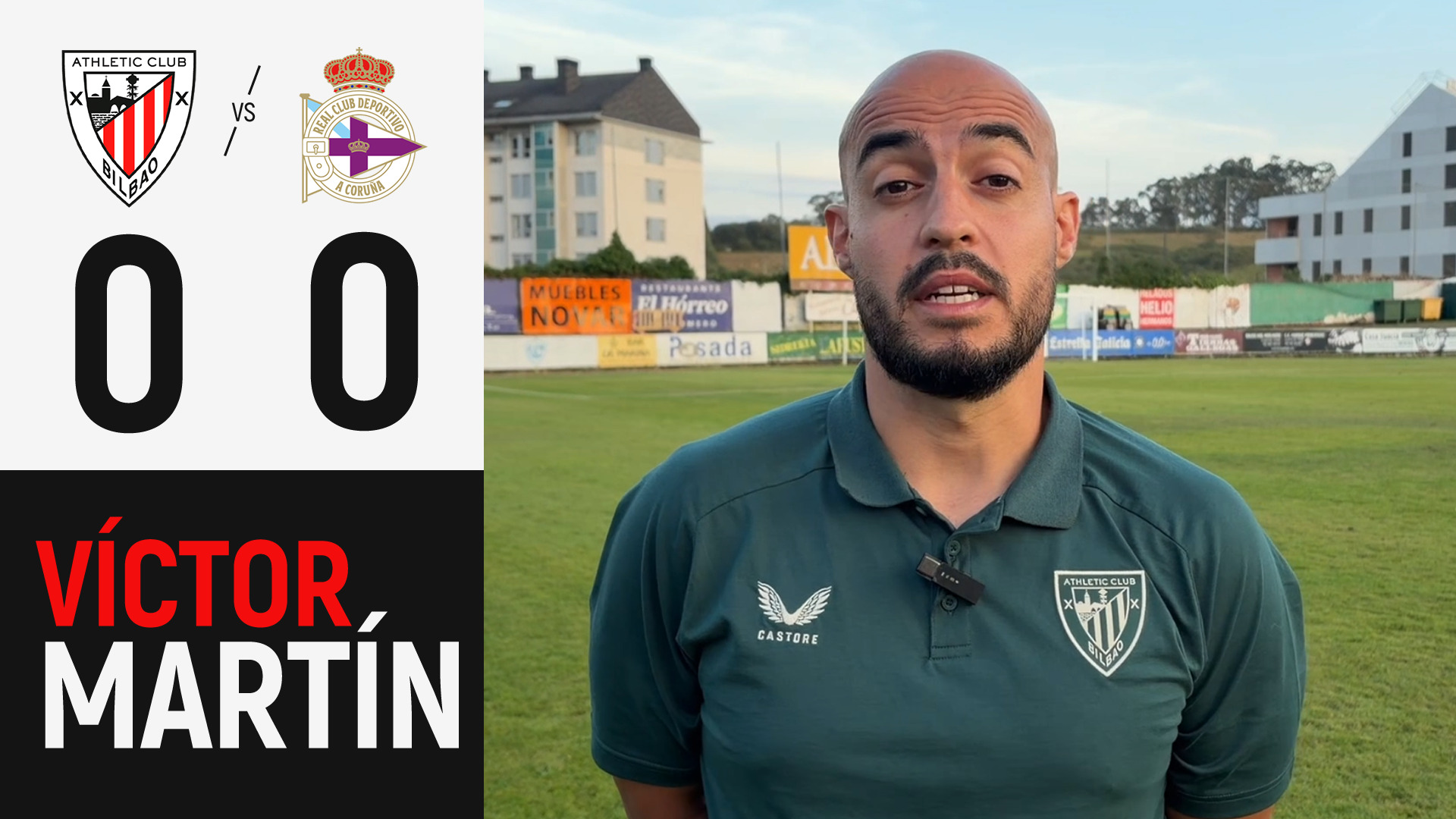 Imagen de portada del video Victor Martín | Athletic Club 0-0 Deportivo Abanca