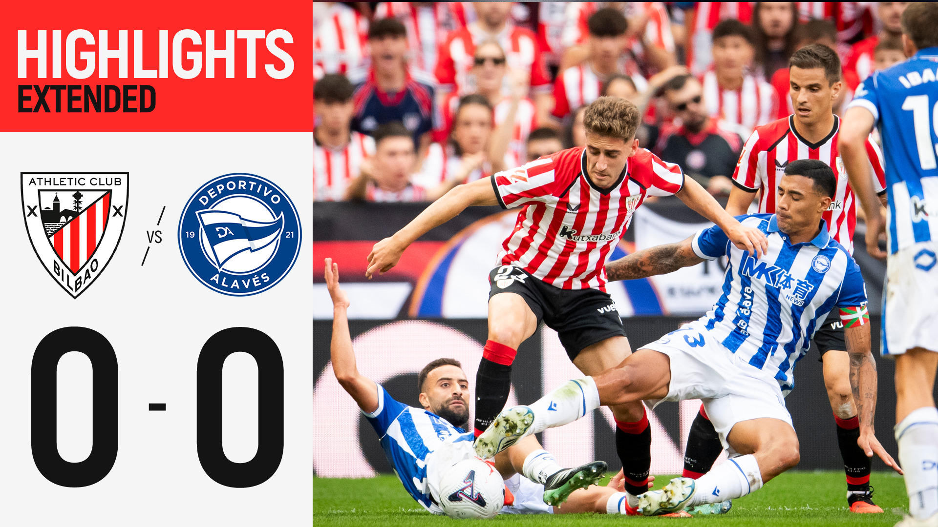 Imagen de portada del video Laburpen luzea. Athletic Club 0-0 Deportivo Alavés | 7.J LaLiga 26/27