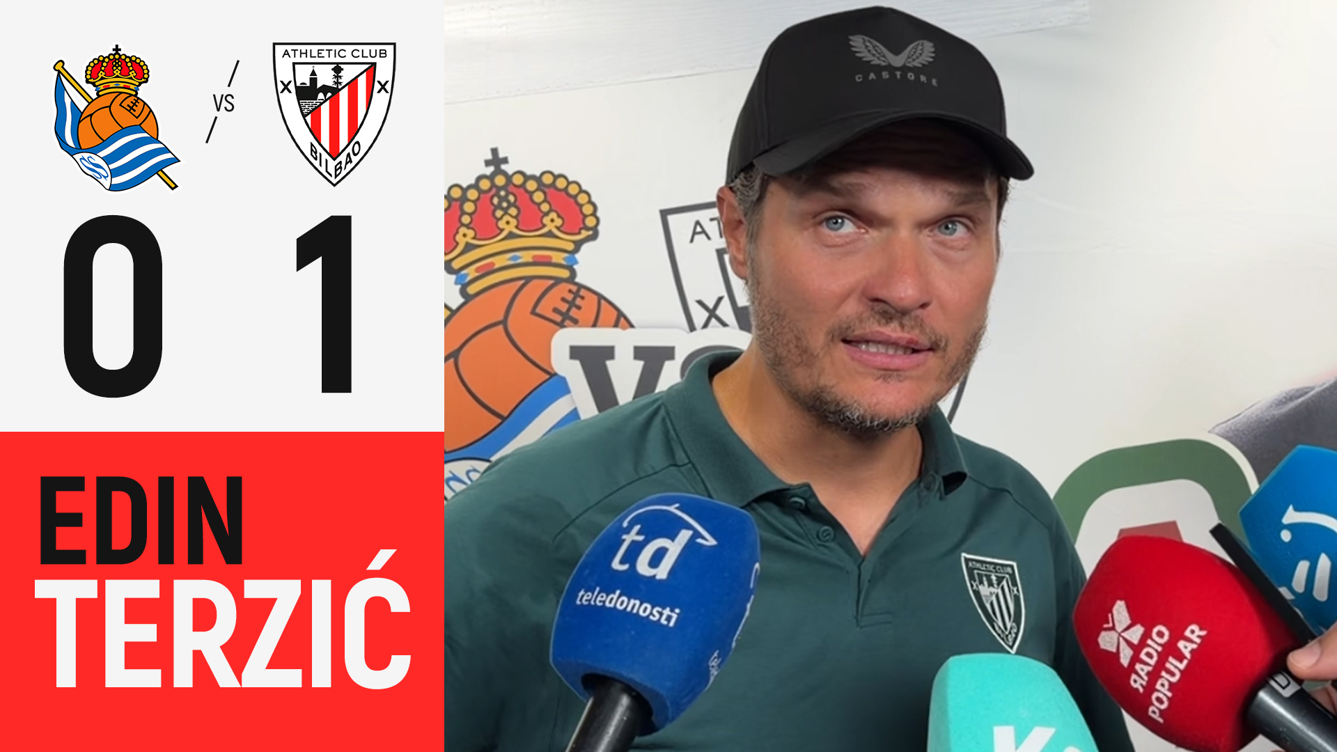 Imagen de portada del video Edin Terzić | Real Sociedad 0-1 Athletic Club | EH Txapela 2026/27