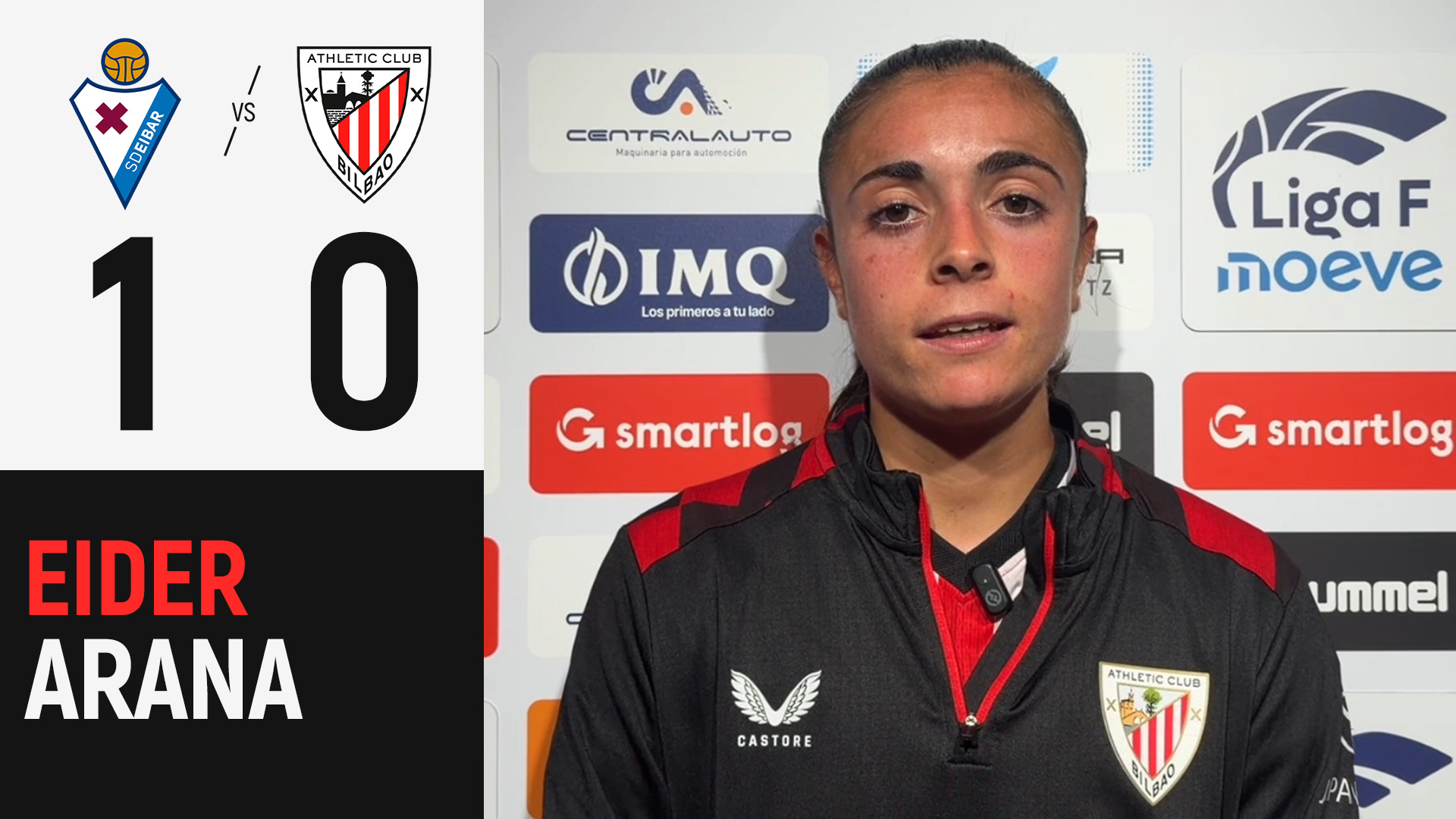 Imagen de portada del video Eider Arana | SD Eibar 1-0 Athletic Club | Liga F 2026/27 J4