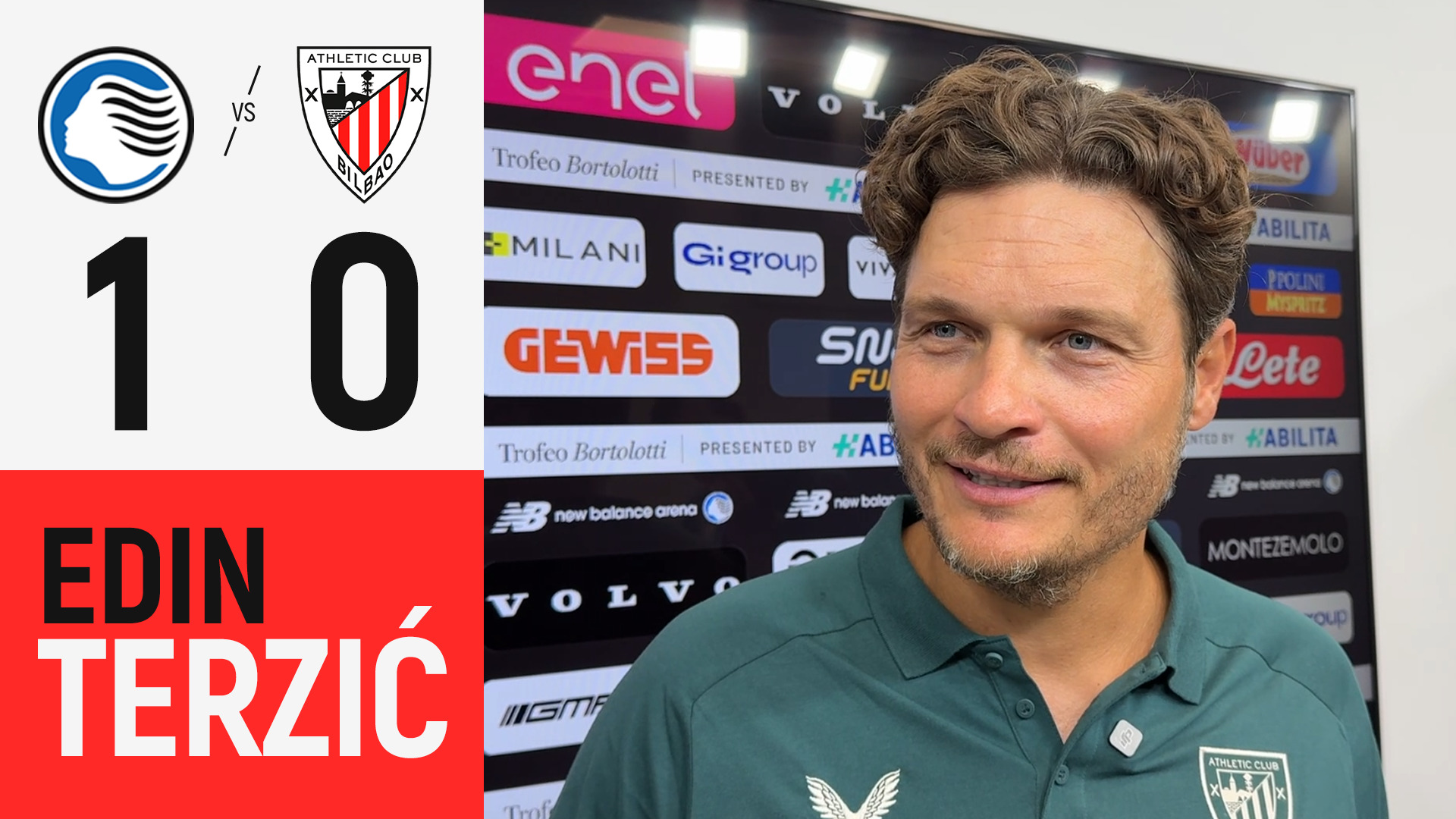 Imagen de portada del video Edin Terzić & Beñat Prados | Atalanta BC 1-0 Athletic Club