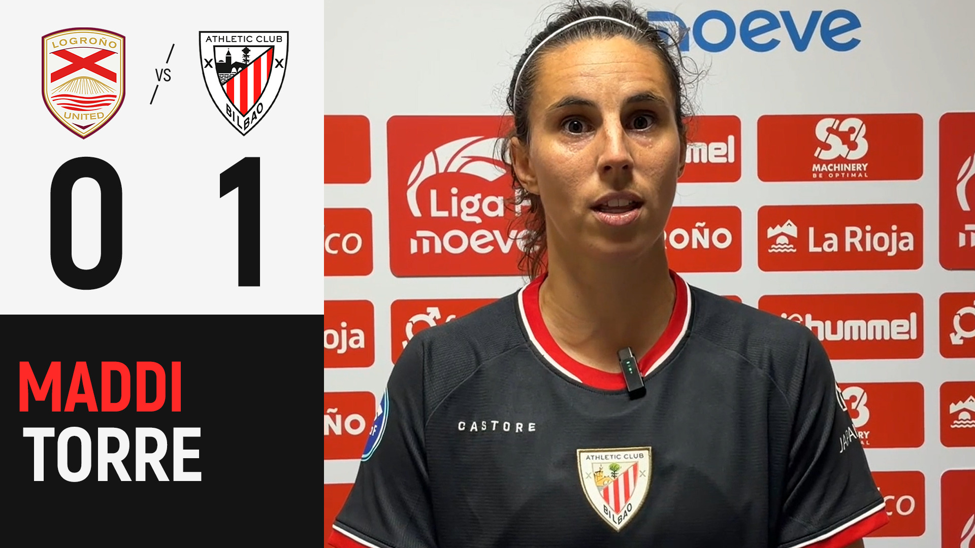 Maddi Torre | Logroño United 0-1 Athletic Club | Liga F 2026/27 2.J