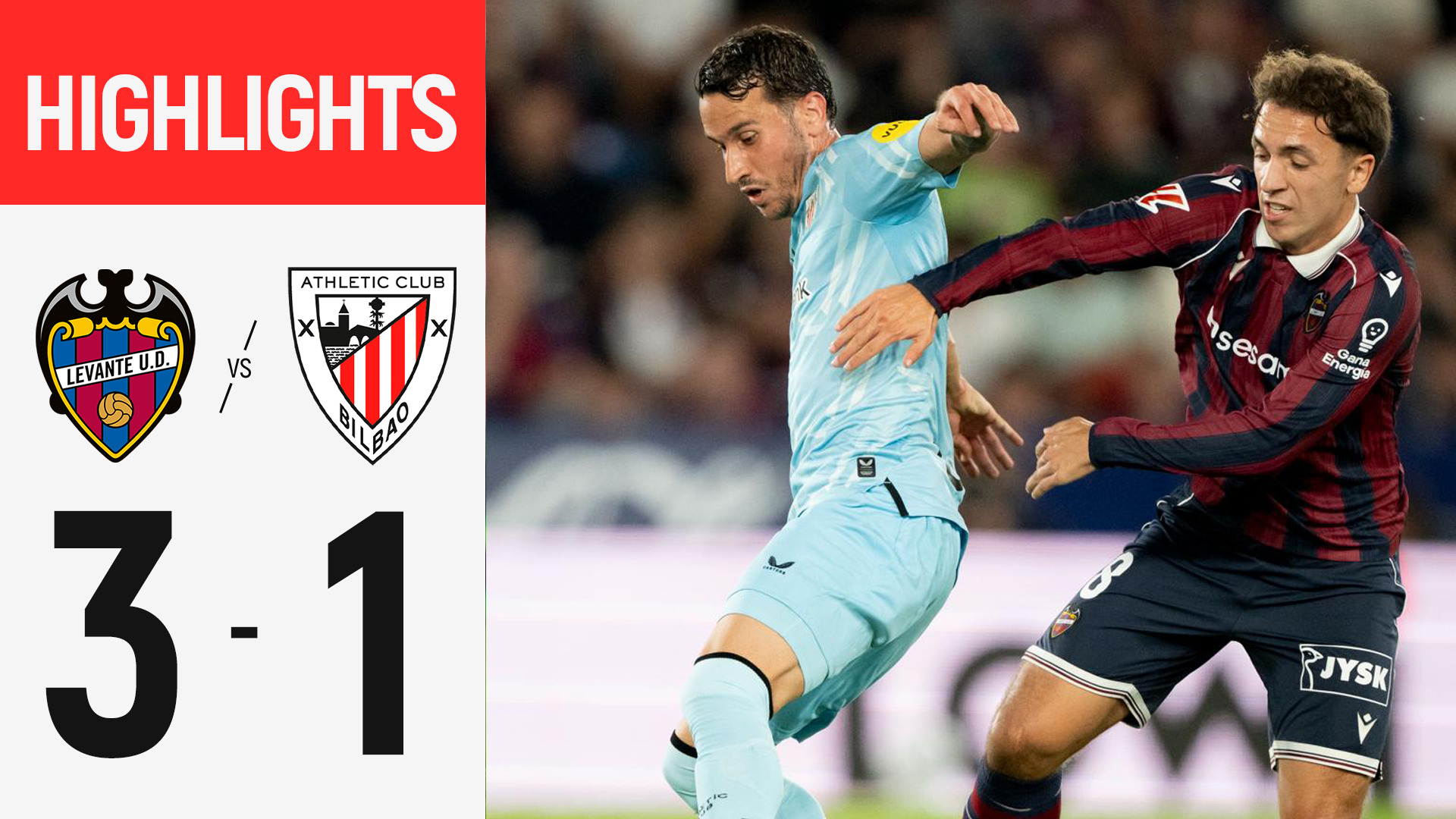 Highlights | Levante UD 3-1 Athletic Club | LaLiga 2026/27 J6