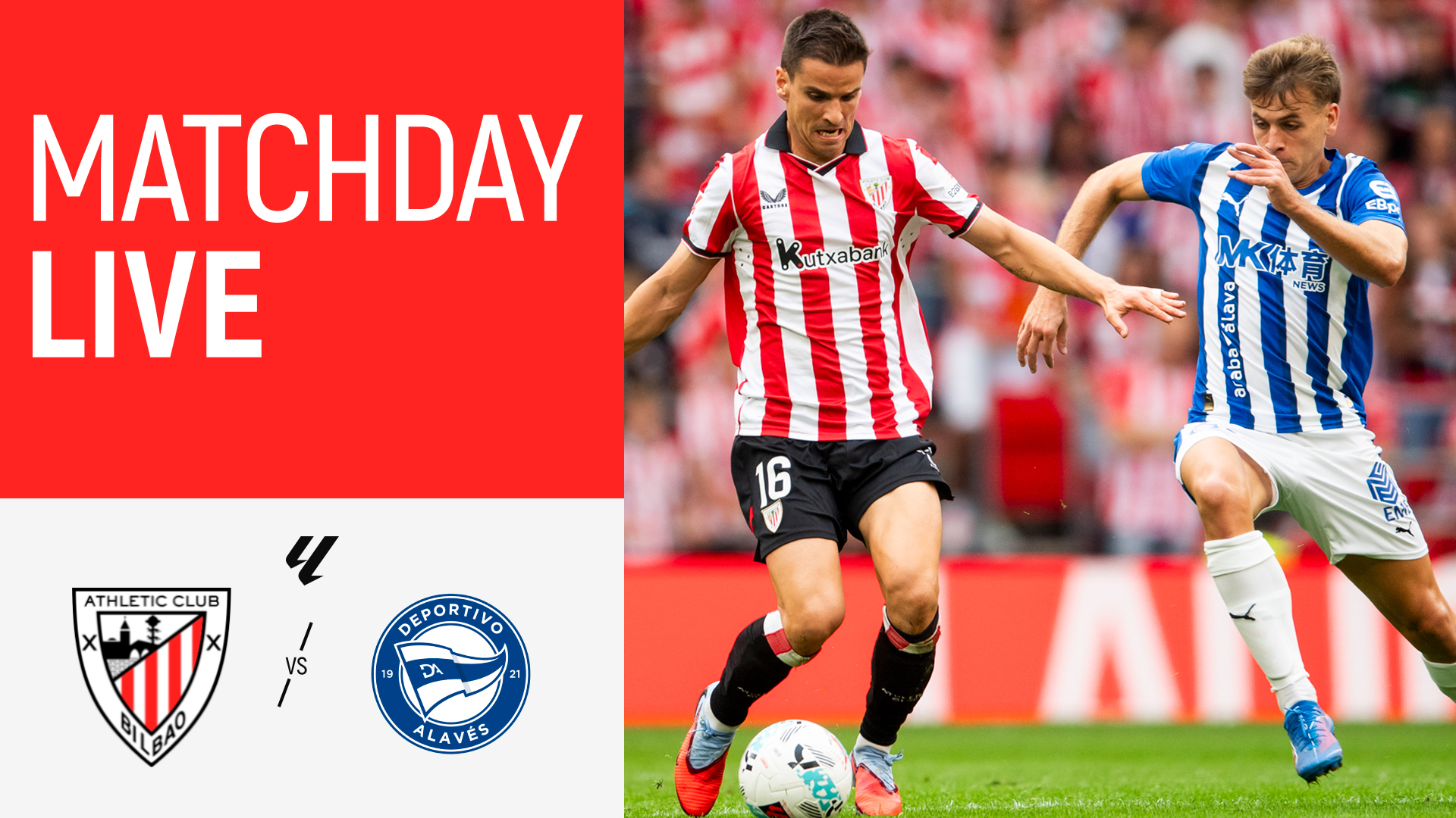 Matchday Live. Athletic Club - Deportivo Alavés I J7 LaLiga 2026/27  2