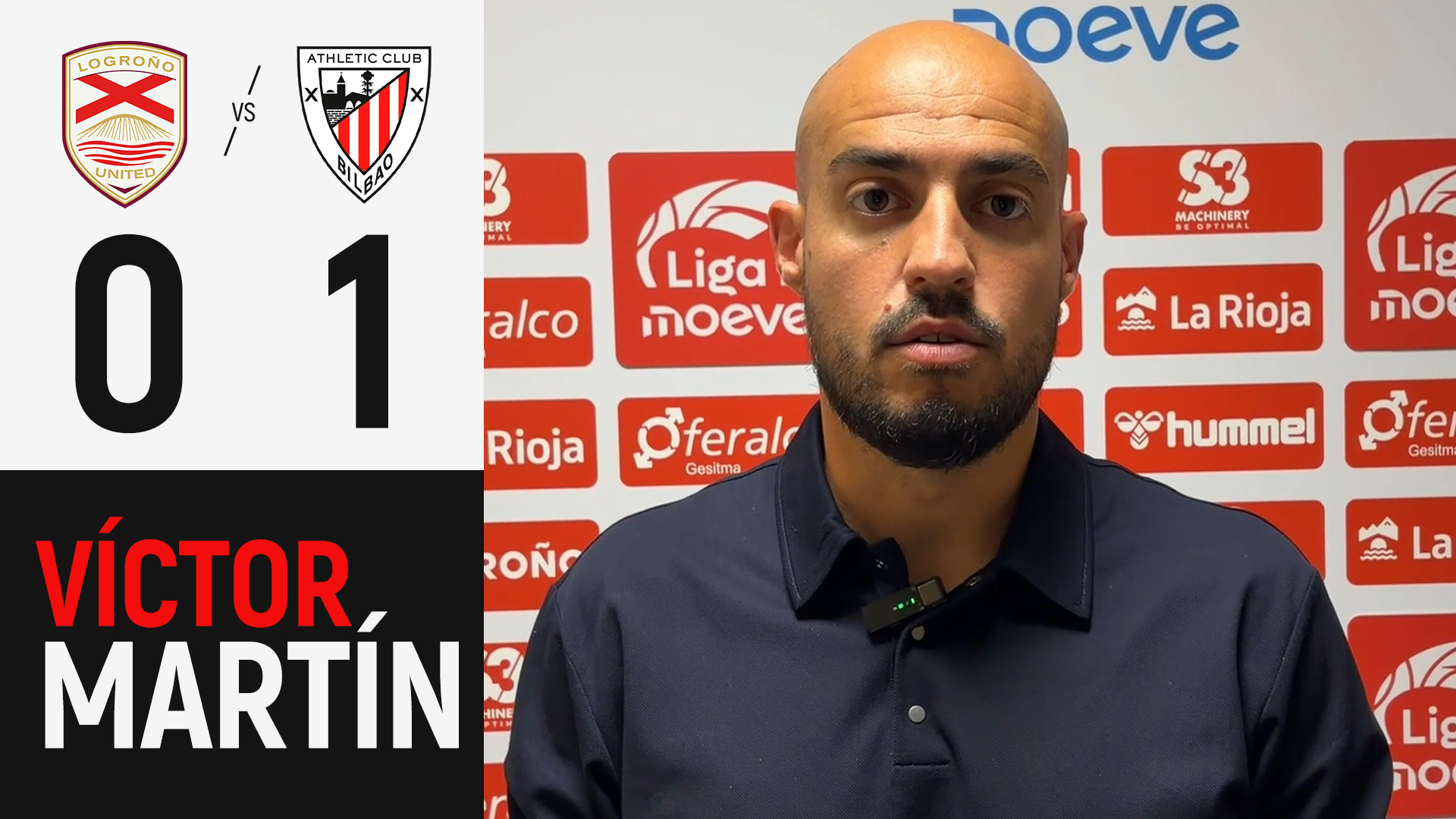 8Víctor Martín | Logroño United 0-1 Athletic Club | Liga F 2026/27 2.J
