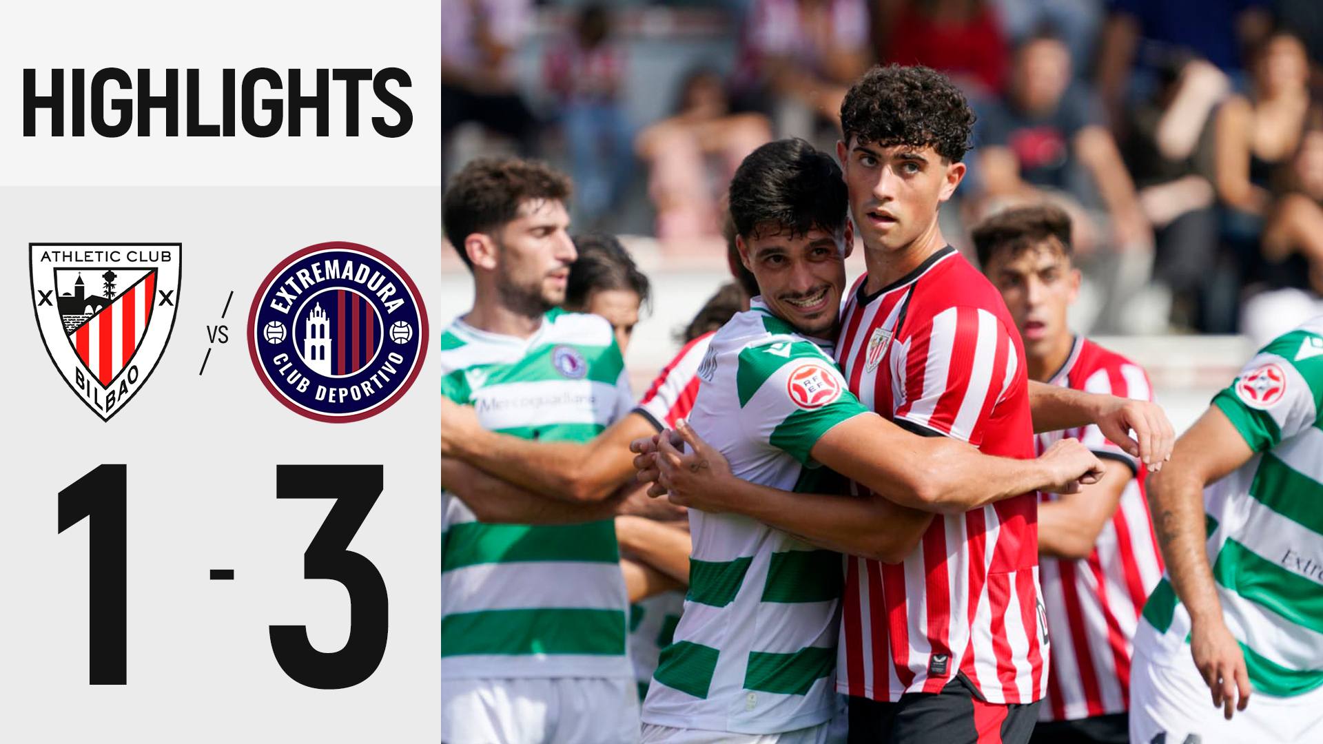 Highlights | Bilbao Athletic 1-3 CD Extremadura | Primera Federación 2026/27 J6
