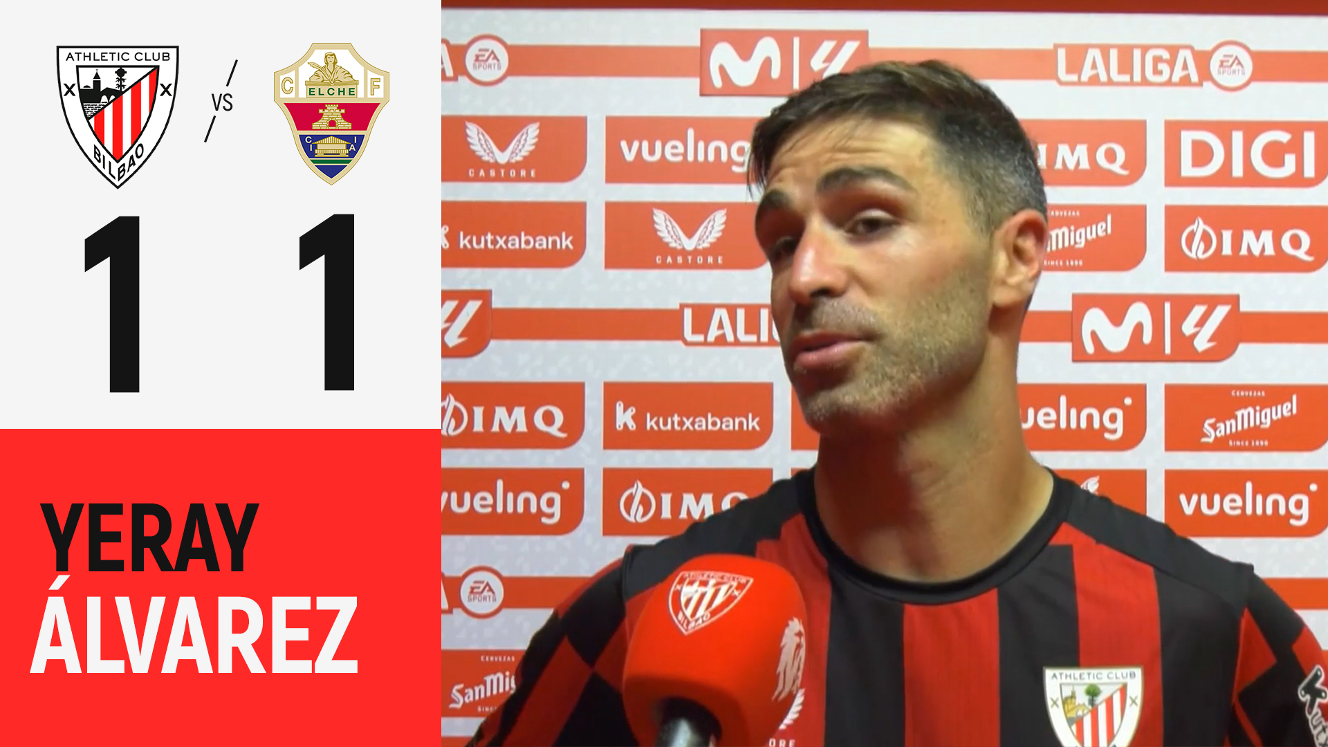 Imagen de portada del video Yeray Álvarez & Iñigo Ruiz de Galarreta | Athletic Club 1-1 Elche CF | LaLiga 2026/27 J5